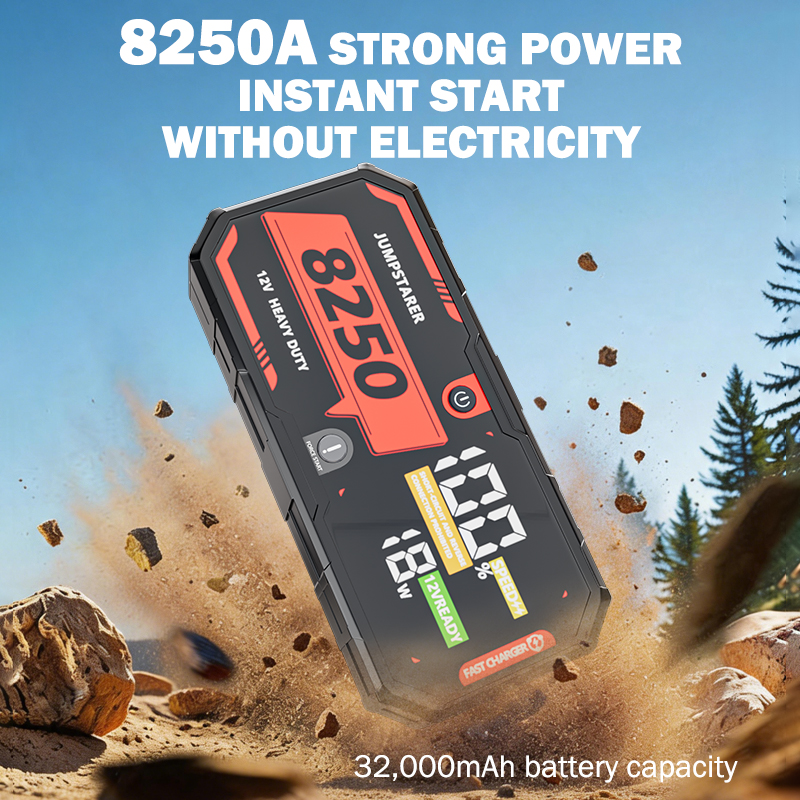 Car Battery 8250 Jump Starter  - Portable Jump Starter avaliação e preço
