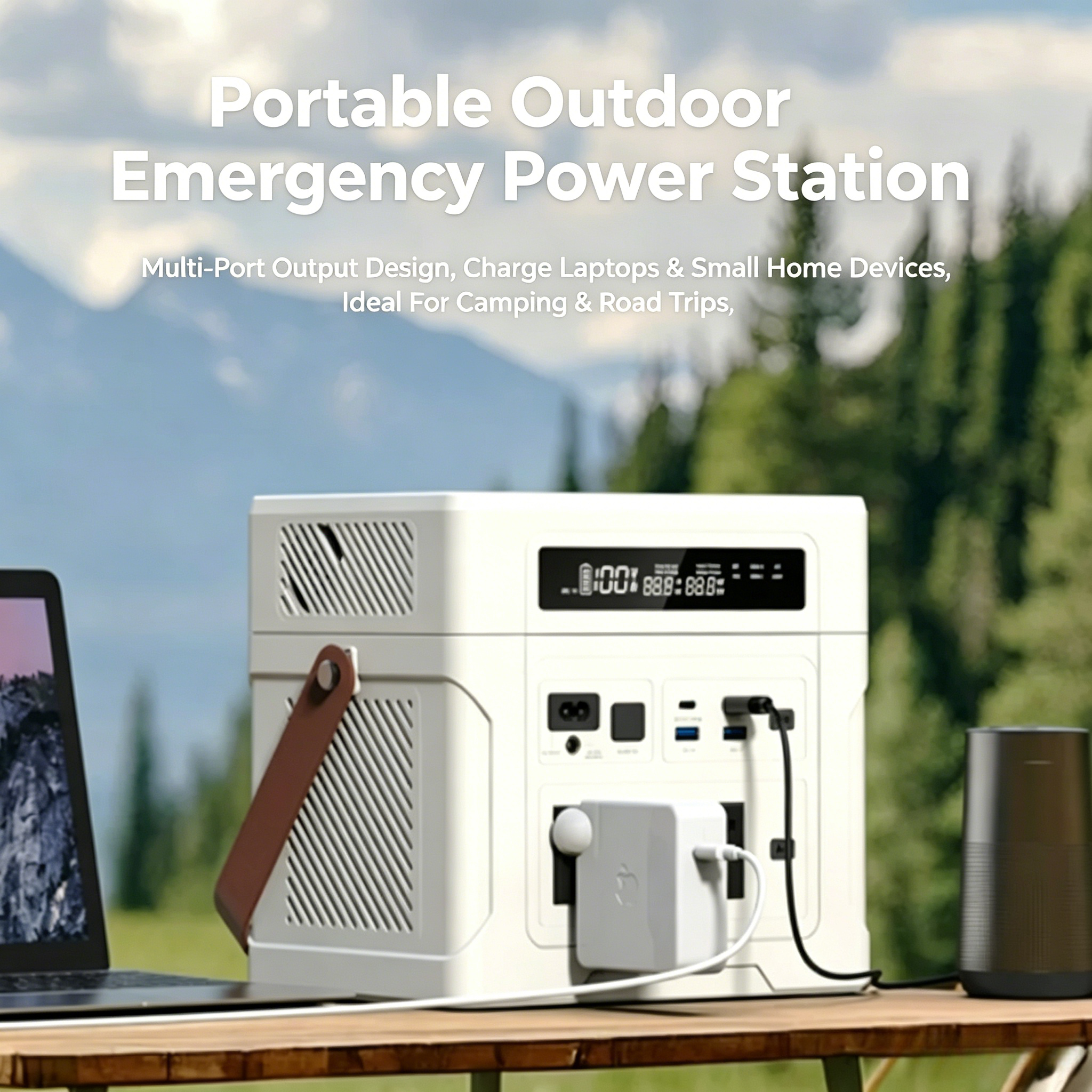 1000W Portable Solar Power Sta - Portable Jump Starter avaliação e preço
