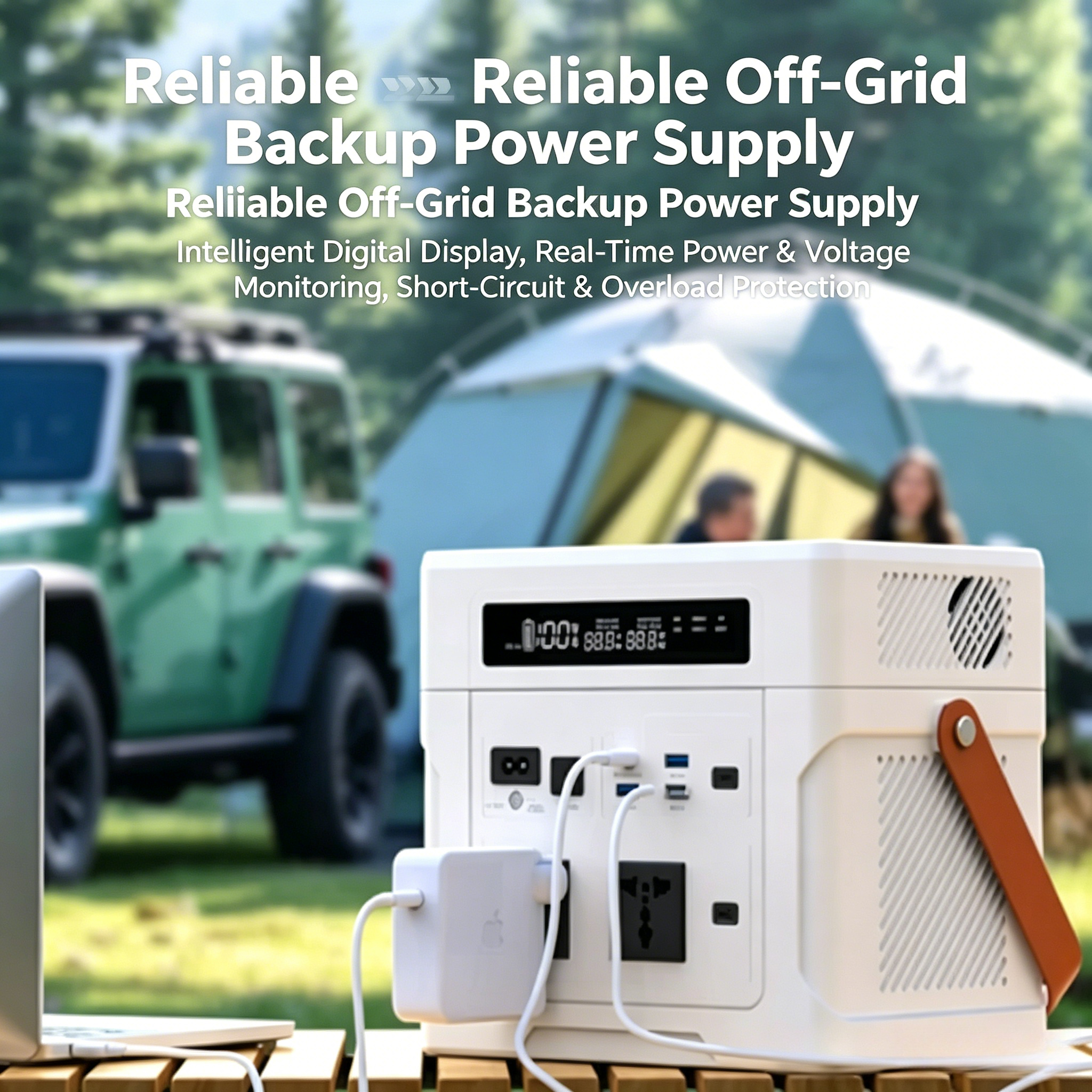 1000W Portable Solar Power Sta - Portable Jump Starter avaliação e preço