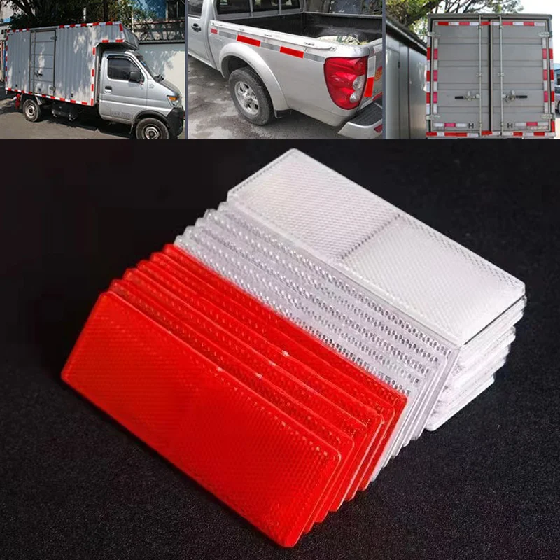 Rectangle Reflective Warning P - Car Accessories For Night Driving avaliação e preço