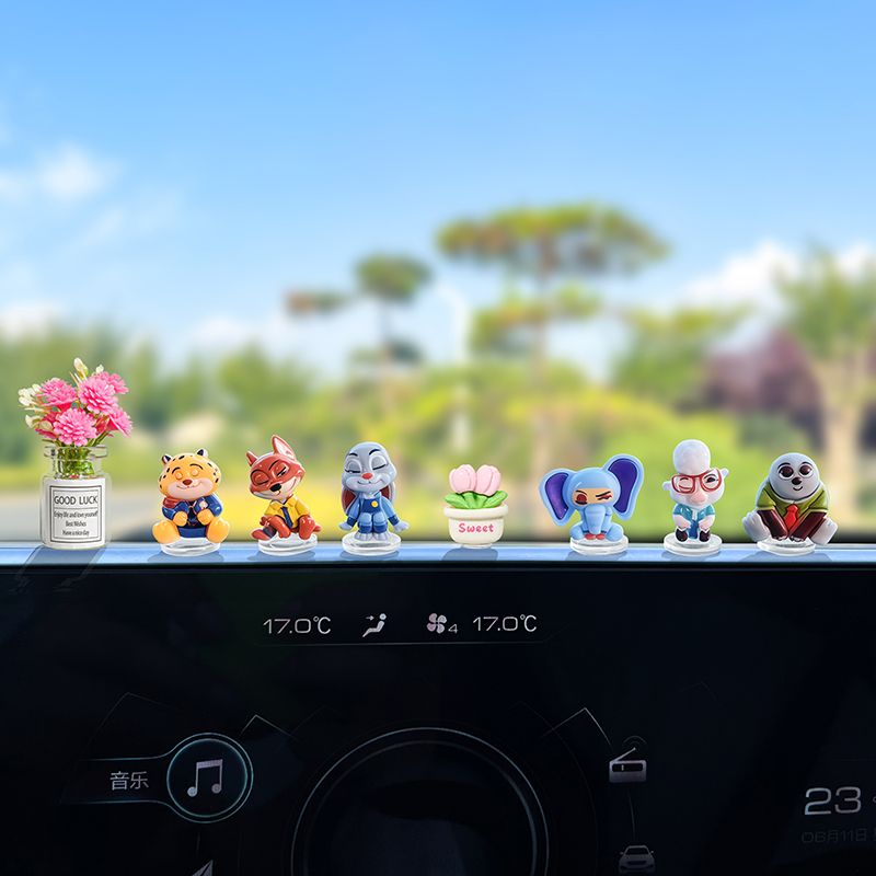 Zootopia cartoon car ornament  - Car Accessories Cute avaliação e preço