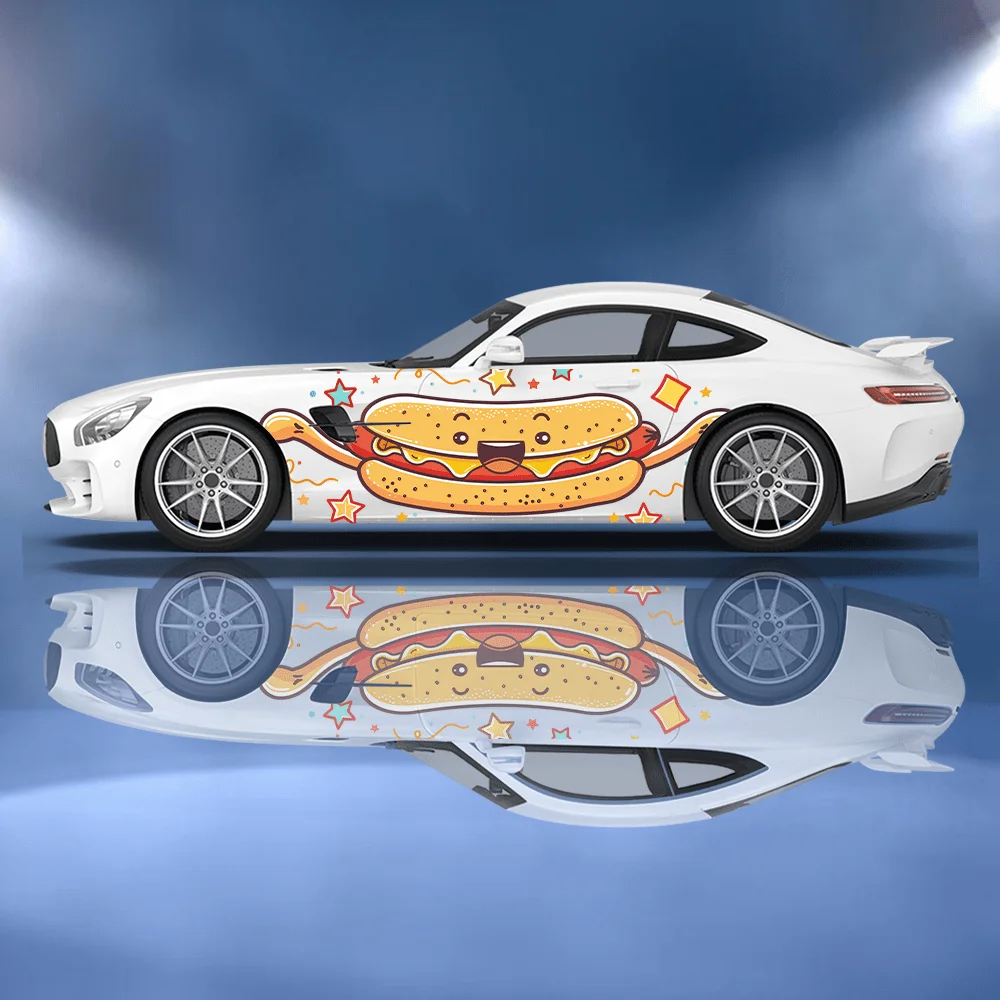 Funny Cartoon Hot Dog Bun Car  - Car Accessories Bunnings avaliação e preço