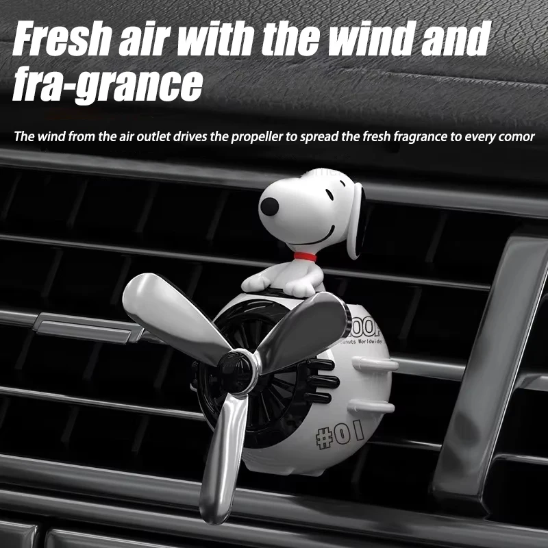 Kawaii Pilot Snoopy Car Aromat - Car Accessories Perfume avaliação e preço