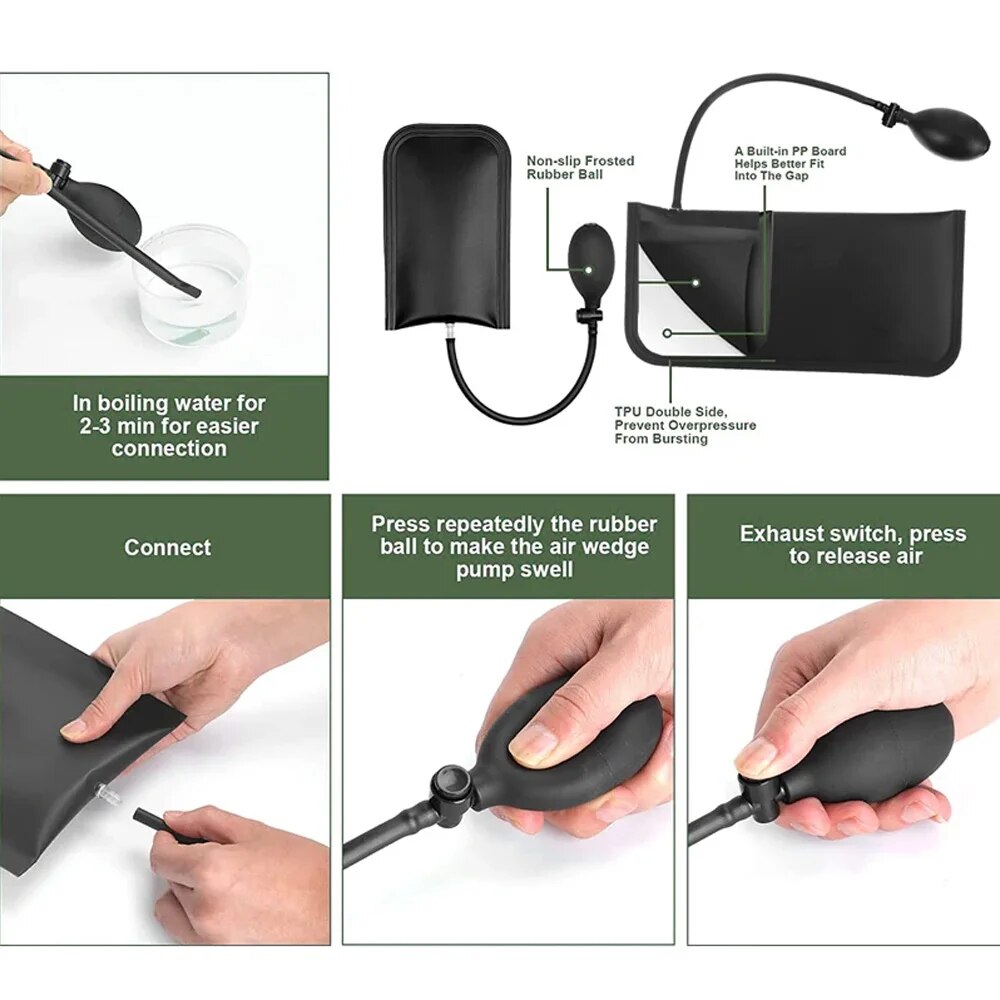 Car Wedge Pump Locksmith Thick - Car Emergency Tool Kit avaliação e preço