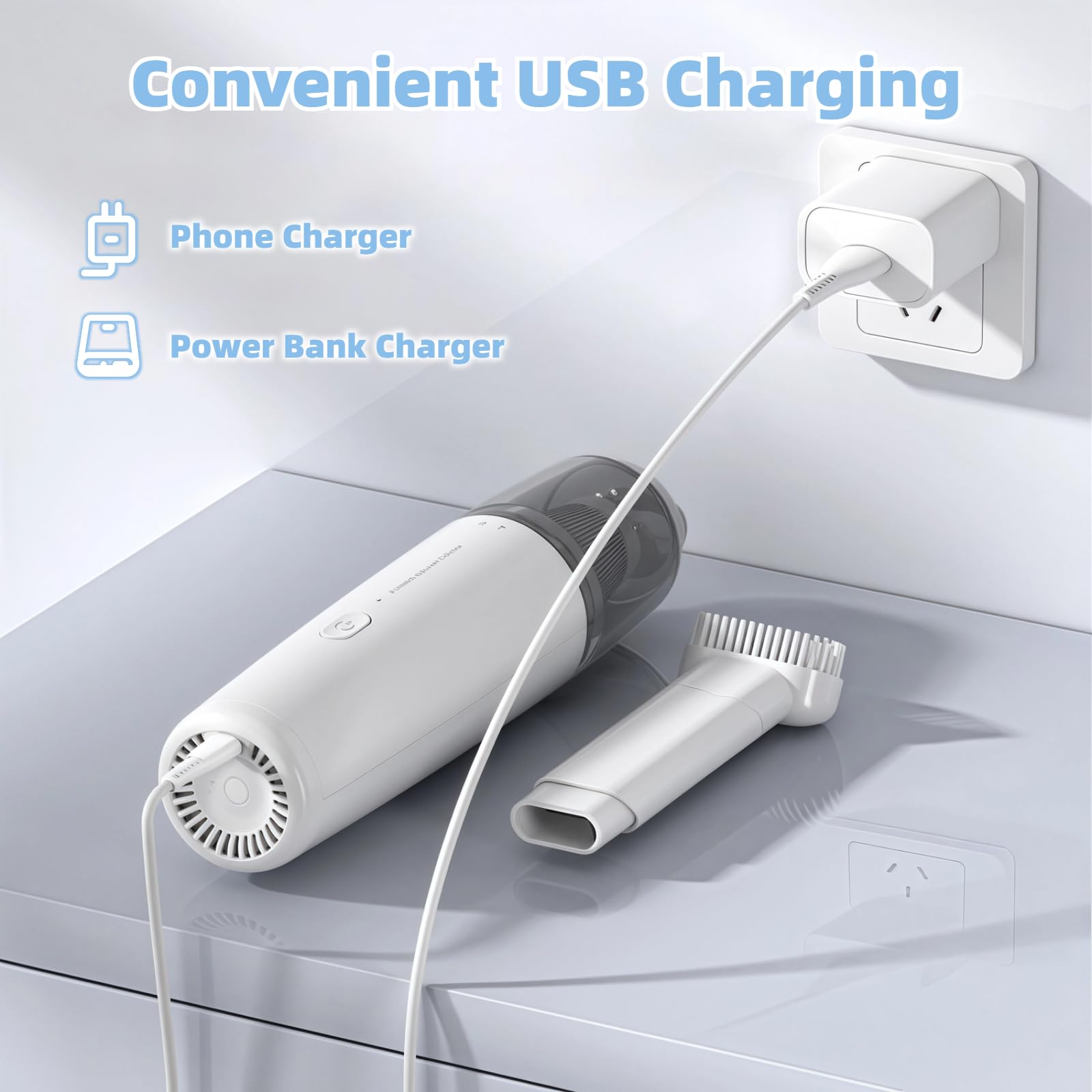 Portable Car Vacuum Cleaner, C - Car Vacuum Cleaner avaliação e preço