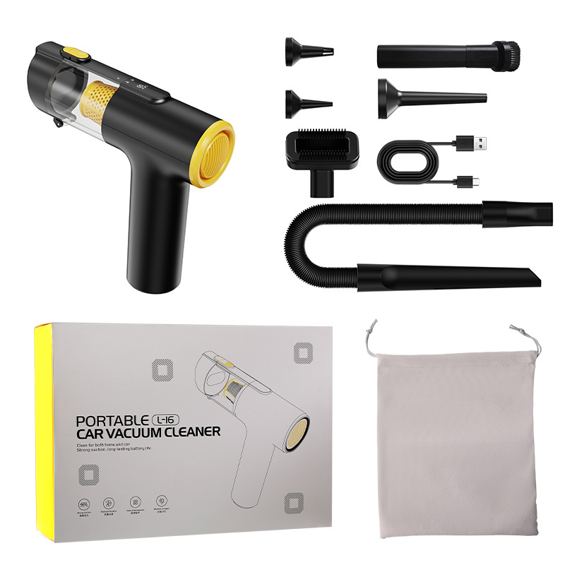 4 in 1 Green Light Car Vacuum  - Car Vacuum Cleaner avaliação e preço