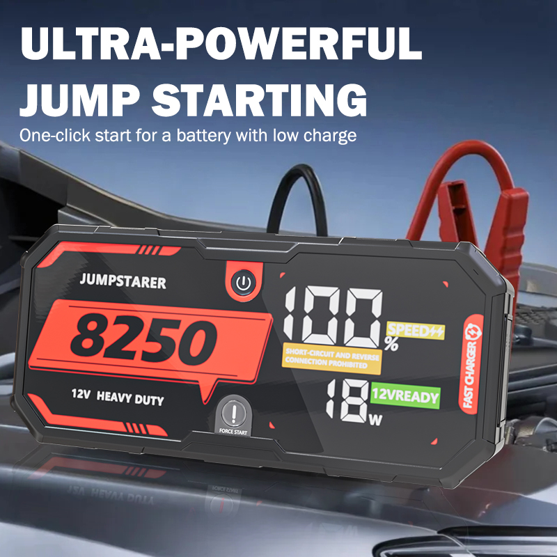 8250A 12V Car Jump Starter Por - Portable Jump Starter avaliação e preço