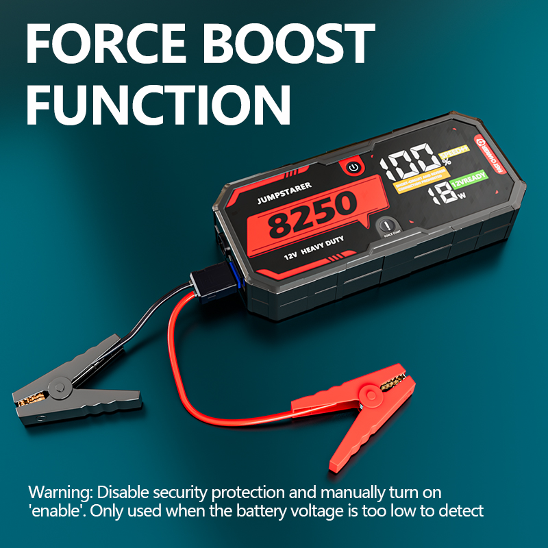 8250A 12V Car Jump Starter Por - Portable Jump Starter avaliação e preço