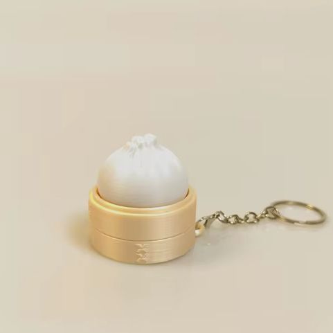 3D Printed Xiaolongbao Keychai - Car Accessories Bunnings avaliação e preço