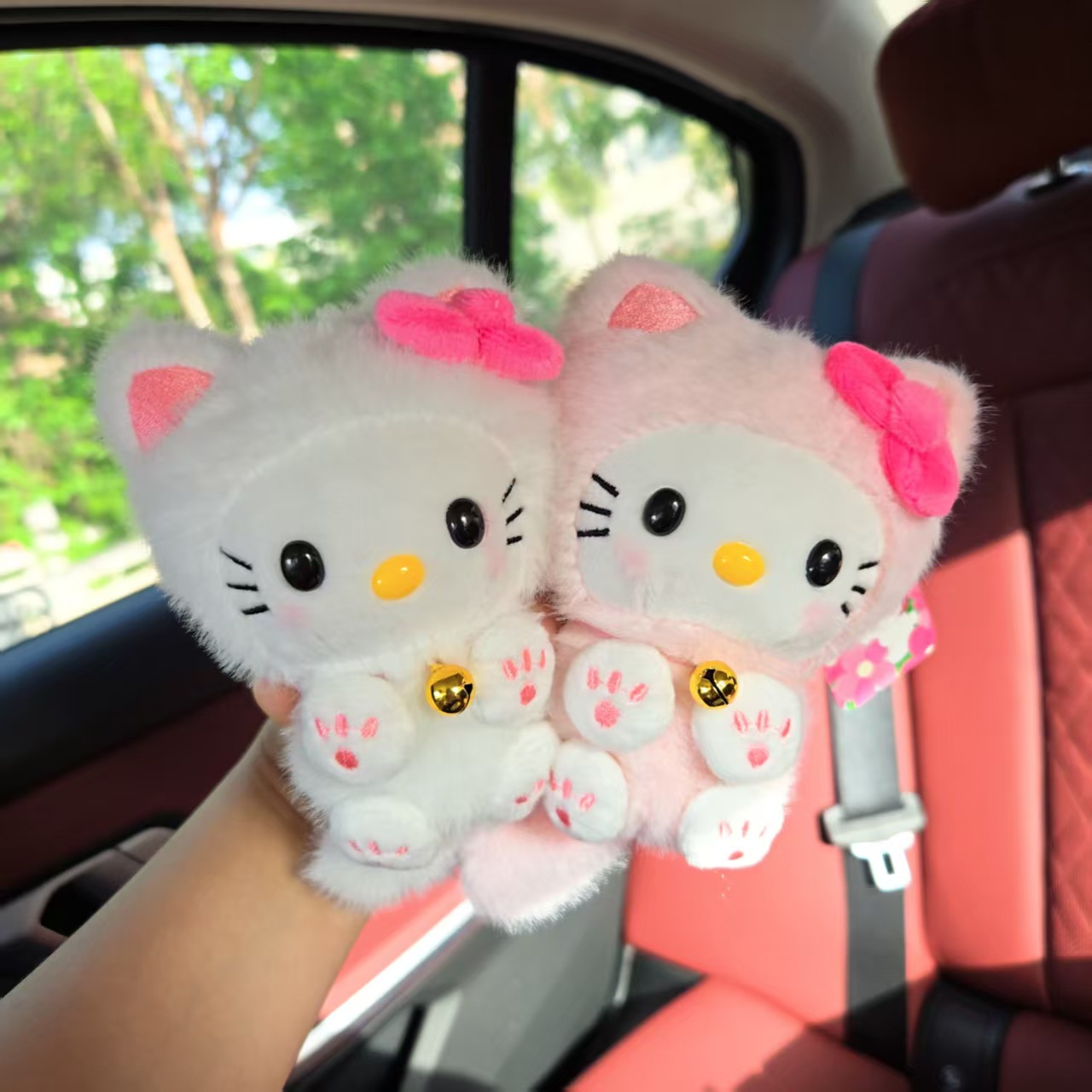 Kawaii HelloKitty Bell Cat Pen - Car Accessories Cute avaliação e preço