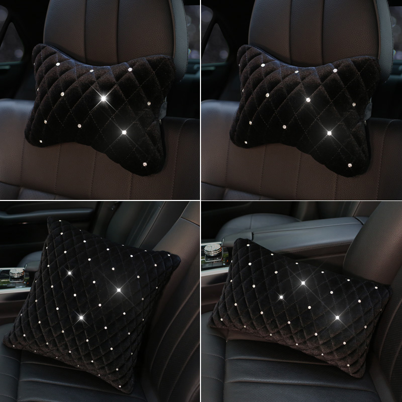 Bling Rhinestone Car Neck Pill - Car Accessories For Winter avaliação e preço