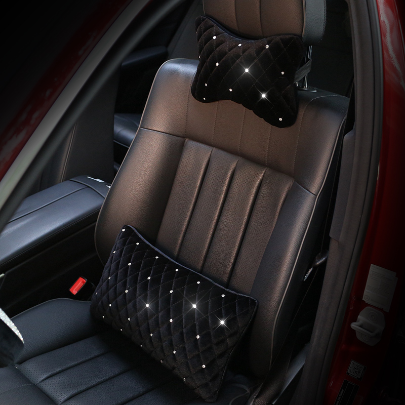 Bling Rhinestone Car Neck Pill - Car Accessories For Winter avaliação e preço