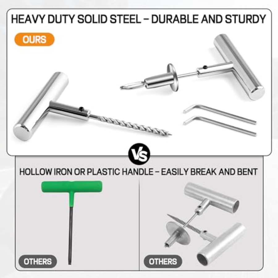 Solid Stainl Steel Tire Repair - Car Emergency Tool Kit avaliação e preço