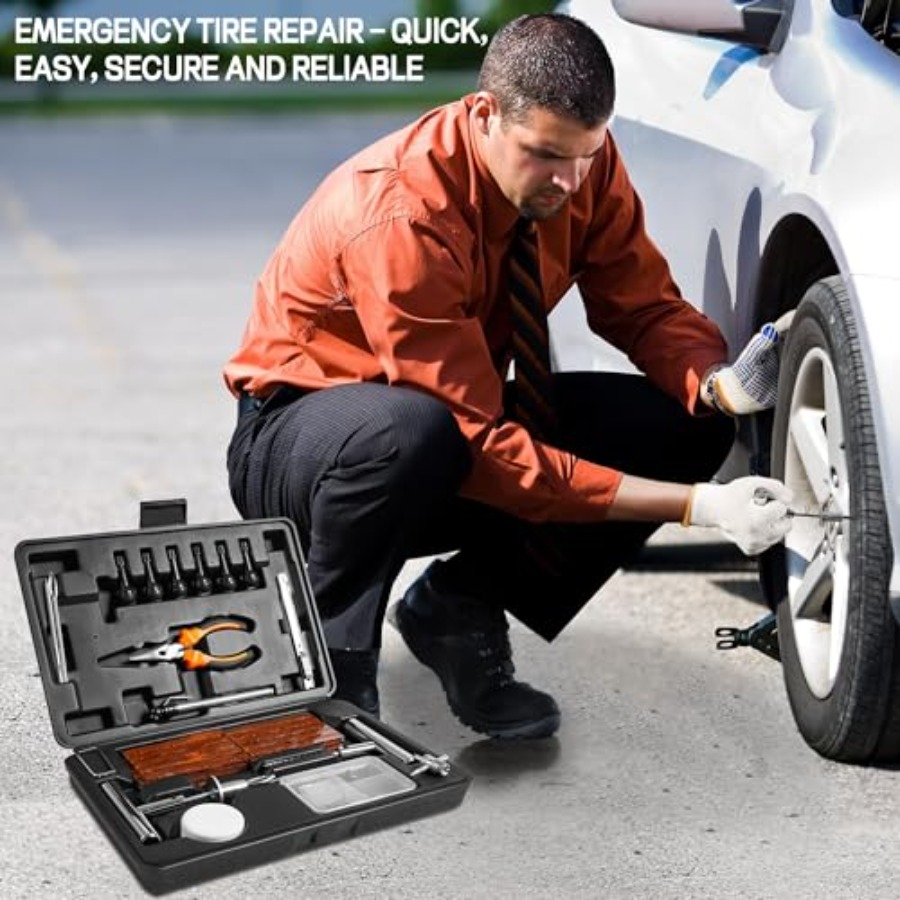 Solid Stainl Steel Tire Repair - Car Emergency Tool Kit avaliação e preço