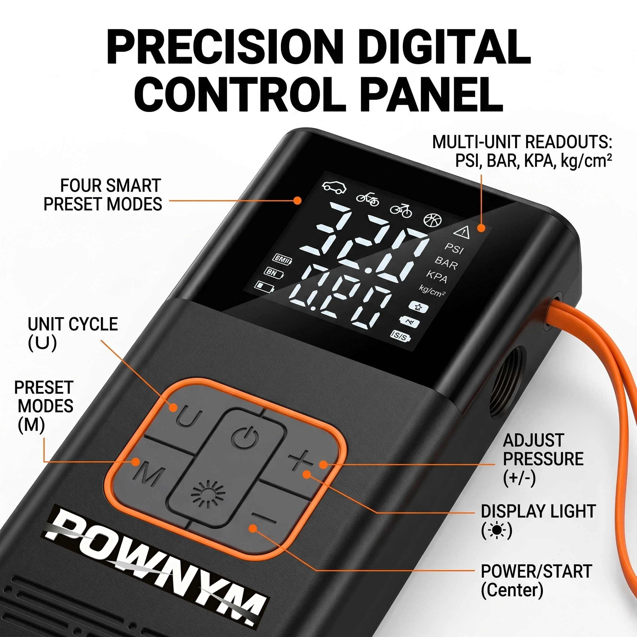 POWNYM Cordless Portable Tire  - Portable Jump Starter avaliação e preço