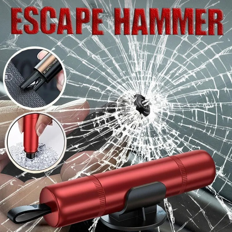 2-in-1 Car Safety Hammer Emerg - Car Emergency Tool Kit avaliação e preço