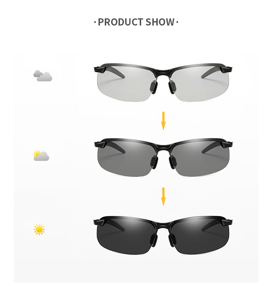 Photochromic Sunglasses Men Po - Car Accessories For Night Driving avaliação e preço