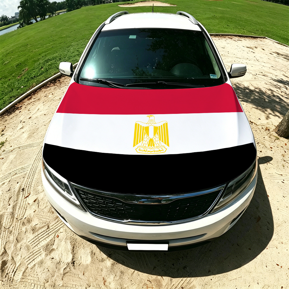 130x160cm Egypt Flag Car Hood  - Car Accessories Egypt avaliação e preço