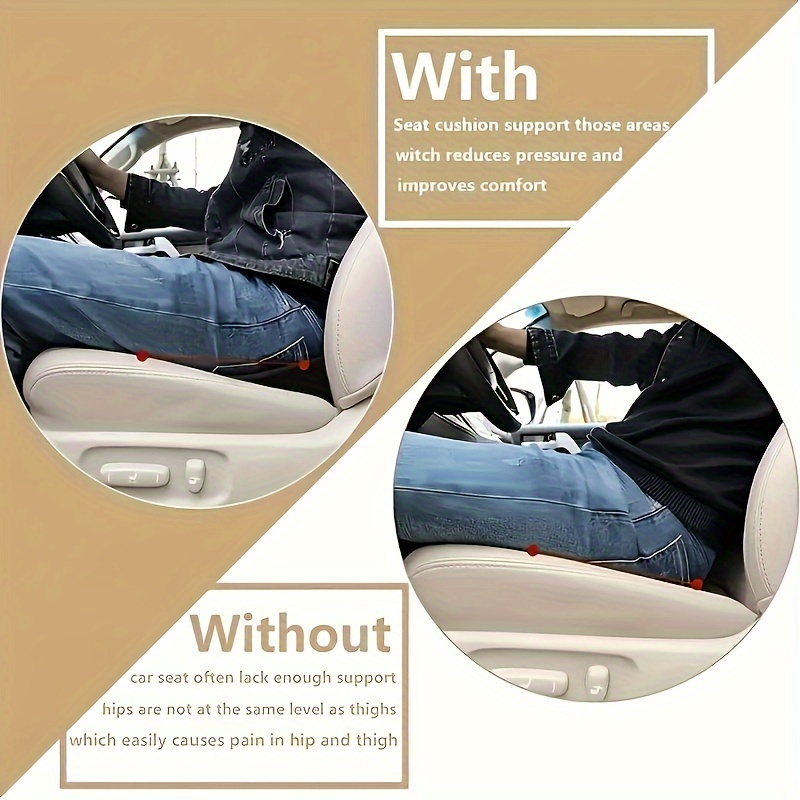 2-in-1 Car Seat Cushion Lumbar - Car Seat Cushion Memory Foam avaliação e preço