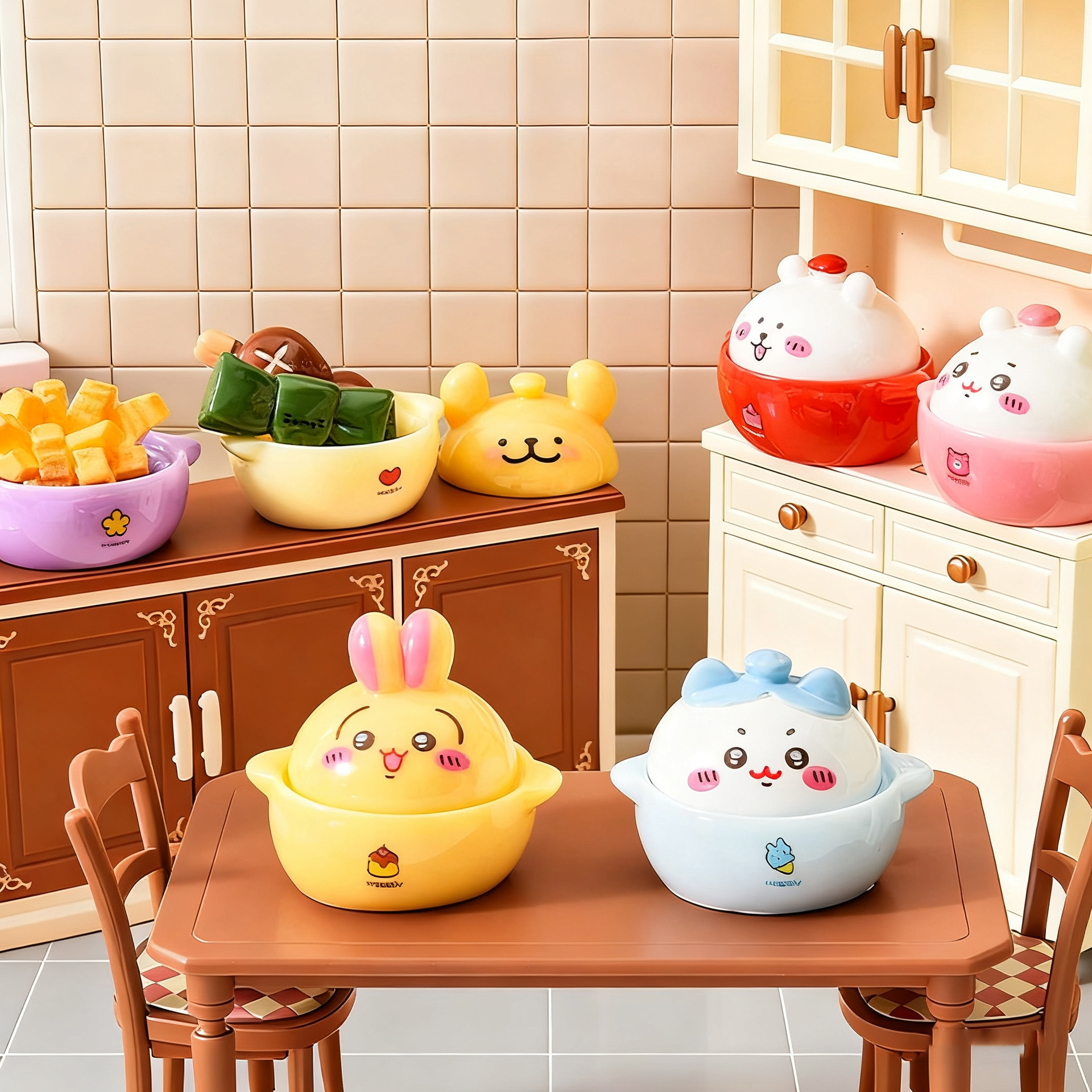 Colorful Animal Clay Pot Three - Car Accessories Cute avaliação e preço