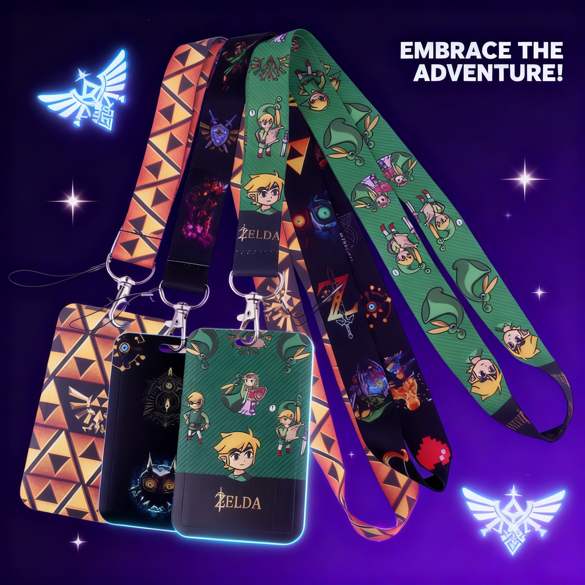 Cartoon Game Lanyards for Key  - Car Accessories Cute avaliação e preço